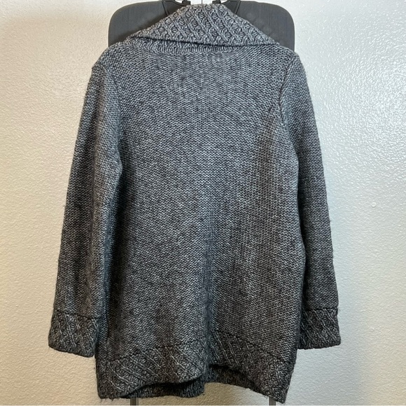 Paola Manfredi Women’s Gray Button-Down Wool Blend Cardigan Size M - Picture 6 of 11